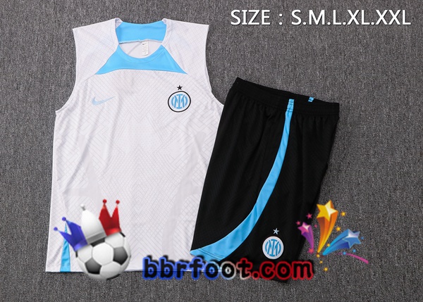 Gilet Foot Inter Milan + Shorts Blanc 2022/2023