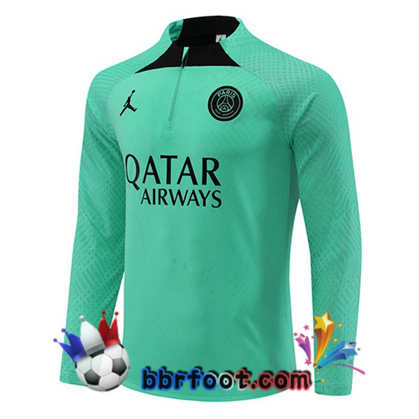 Sweatshirts Homme Paris PSG Vert 2022/2023 Sweatshirts Homme Paris PSG Vert 2022/2023