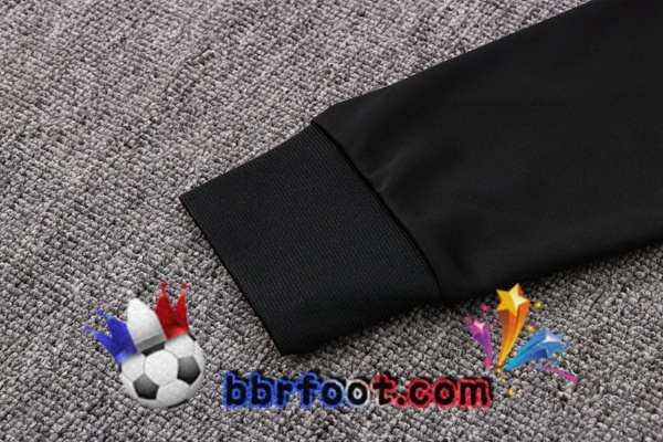 Veste Survetement Foot Corée Noir Rouge 2022/2023