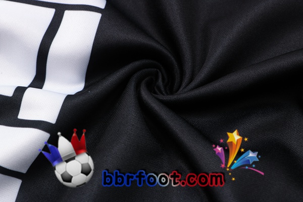 Veste Survetement Foot Corée Noir Rouge 2022/2023