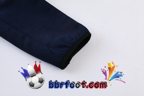 Veste A Capuche Survetement Foot Paris PSG Bleu Royal 2022/2023