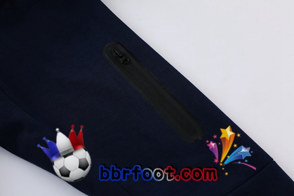 Veste A Capuche Survetement Foot Paris PSG Bleu Royal 2022/2023