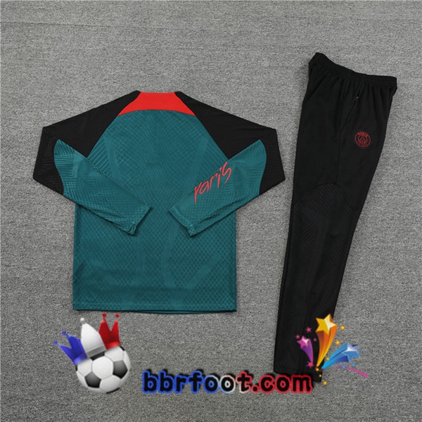 Survetement Foot Paris PSG Vert 2022/2023
