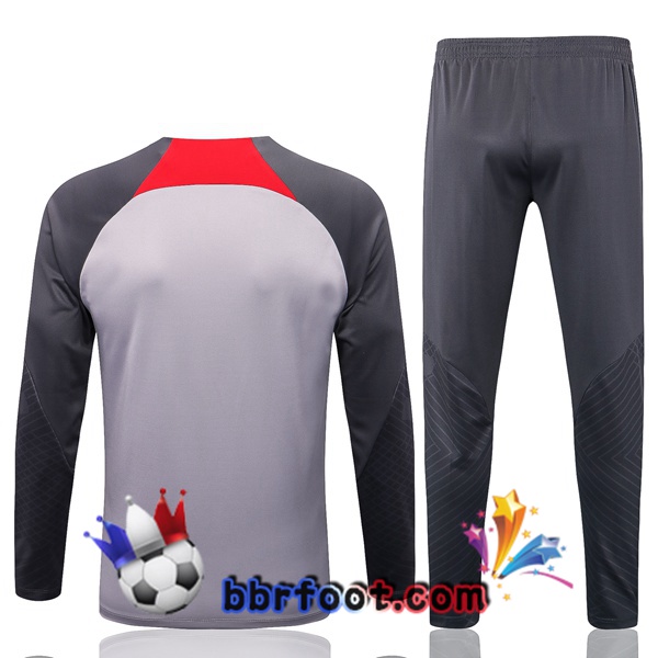 Survetement Foot FC Liverpool Gris 2022/2023