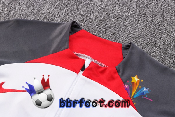 Survetement Foot FC Liverpool Blanc Gris 2022/2023