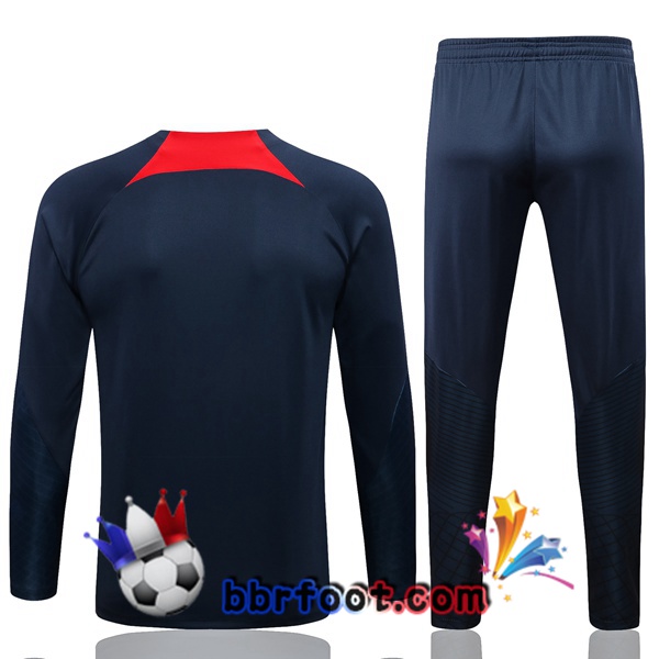 Survetement Foot Paris PSG Bleu Royal 2022/2023