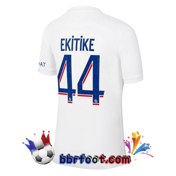 Maillot Foot Paris PSG (EKITIKE 44) Third Blanc 2022/2023