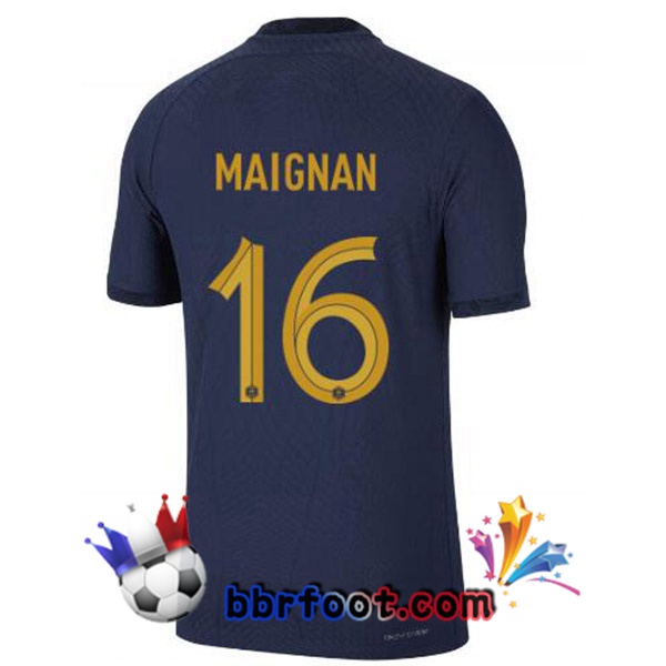 Maillots Equipe de France (MAIGNAN 16) Domicile Bleu Royal 2022/2023