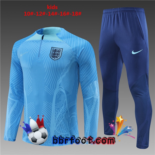 Survetement Foot Angleterre Enfant Bleu 2022/2023
