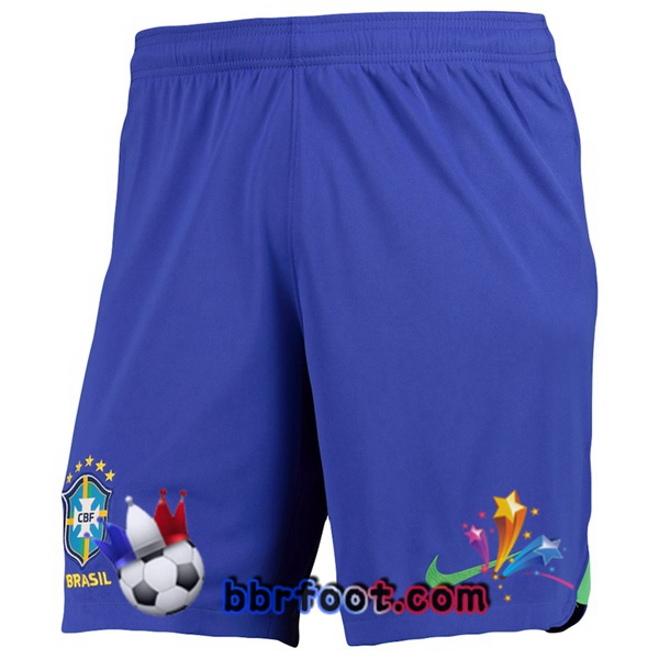 Short Foot Bresil Domicile Bleu 2022/2023
