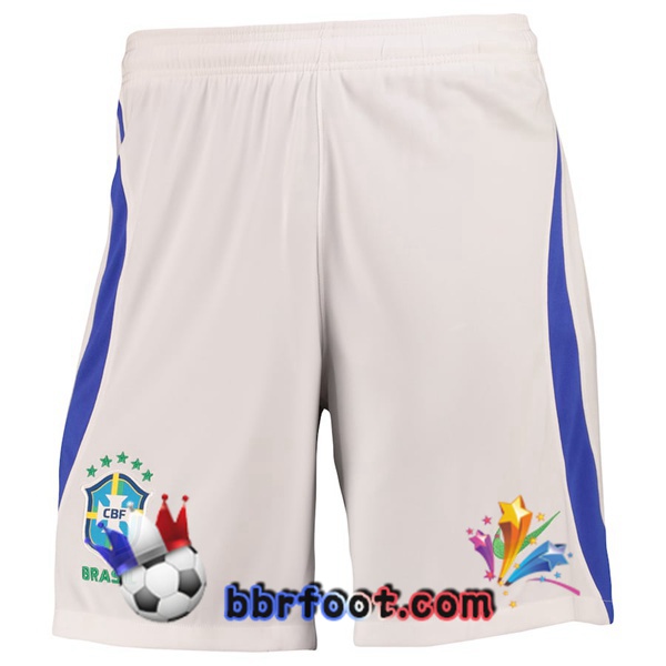 Short Foot Bresil Exterieur Blanc 2022/2023