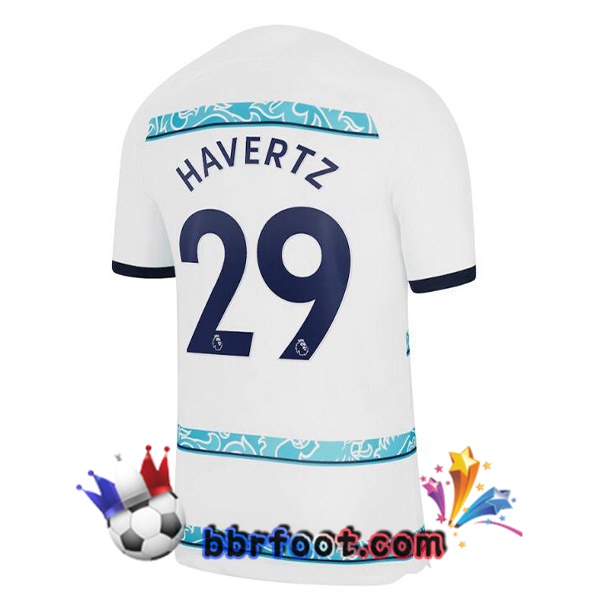 Maillot Foot FC Chelsea (HAVERTZ 29) Exterieur Blanc 2022/2023