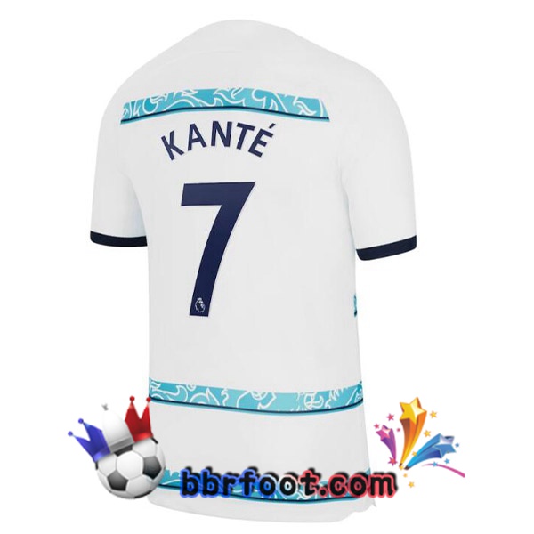 Maillot Foot FC Chelsea (KANTÉ 7) Exterieur Blanc 2022/2023