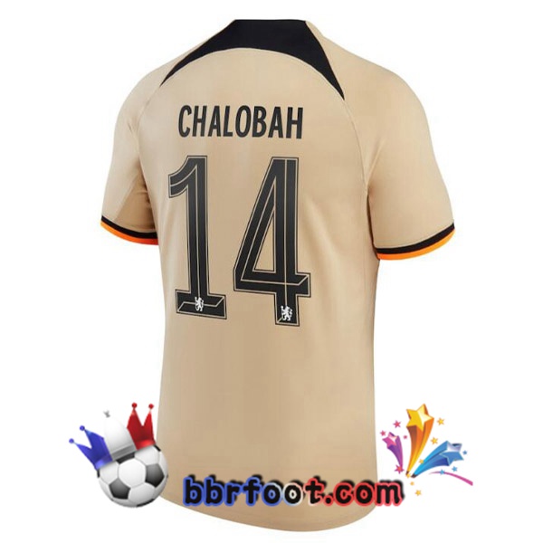 Maillot Foot FC Chelsea (CHALOBAH 14) Third Marron 2022/2023