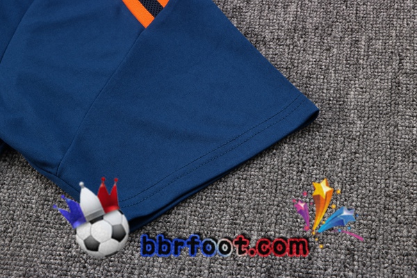 Polo Foot Manchester United + Pantalon Bleu Royal 2022/2023
