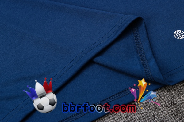 Polo Foot Manchester United + Pantalon Bleu Royal 2022/2023