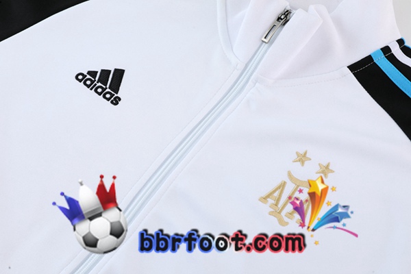 Veste Survetement Foot Argentine Blanc 2022/2023