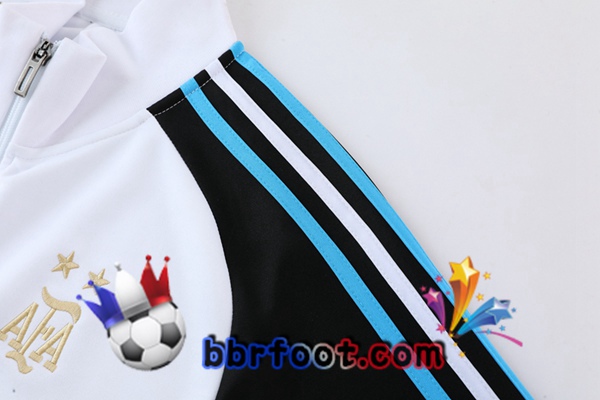 Veste Survetement Foot Argentine Blanc 2022/2023