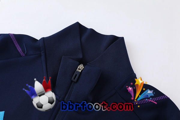 Veste Survetement Foot Argentine Bleu Royal 2022/2023