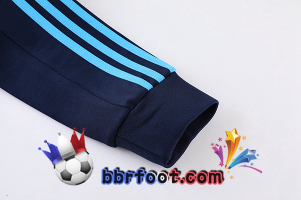 Veste Survetement Foot Argentine Bleu Royal 2022/2023