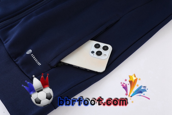 Veste Survetement Foot Argentine Bleu Royal 2022/2023