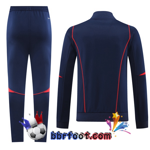 Veste Survetement Foot Espagne Bleu Royal 2022/2023