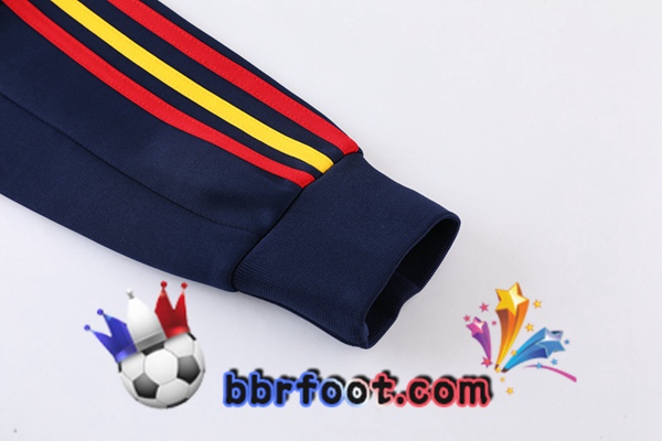 Veste Survetement Foot Espagne Bleu Royal 2022/2023