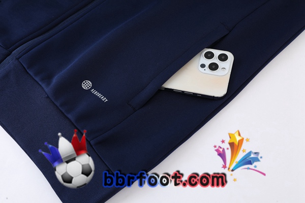 Veste Survetement Foot Espagne Bleu Royal 2022/2023