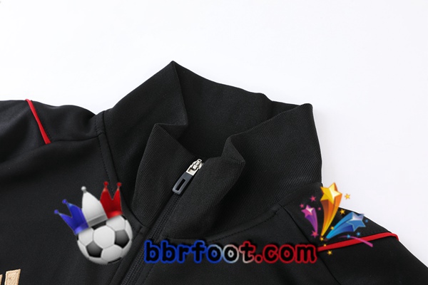 Veste Survetement Foot Allemagne Noir 2022/2023