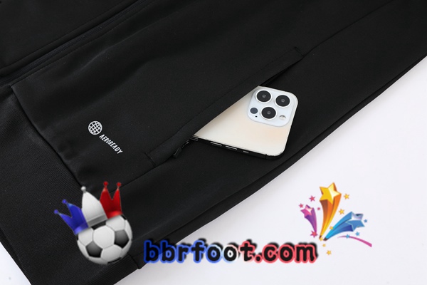 Veste Survetement Foot Allemagne Noir 2022/2023