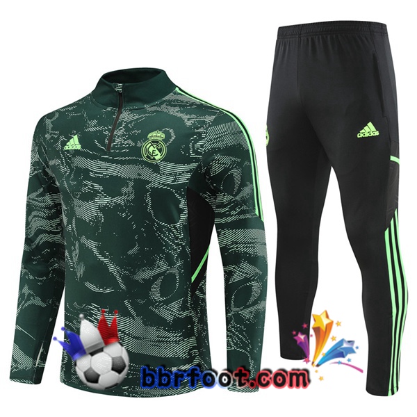 Survetement Foot Real Madrid Vert 2022/2023