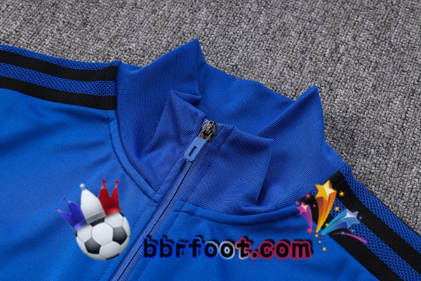Veste Survetement Foot Real Madrid Bleu 2022/2023