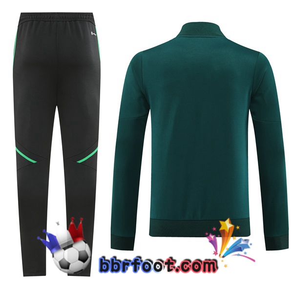 Veste Survetement Foot Real Madrid Vert 2022/2023
