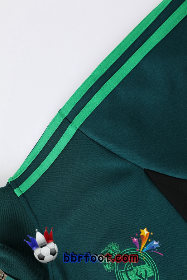Veste Survetement Foot Real Madrid Vert 2022/2023