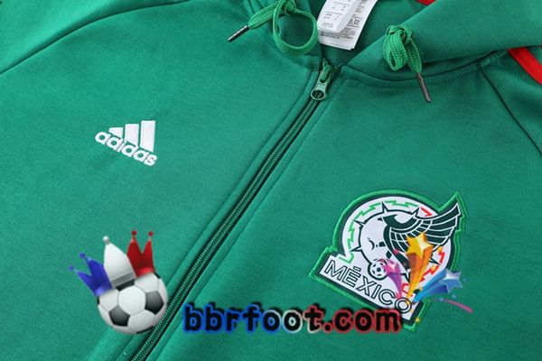 Veste A Capuche Survetement Foot Mexique Vert 2022/2023
