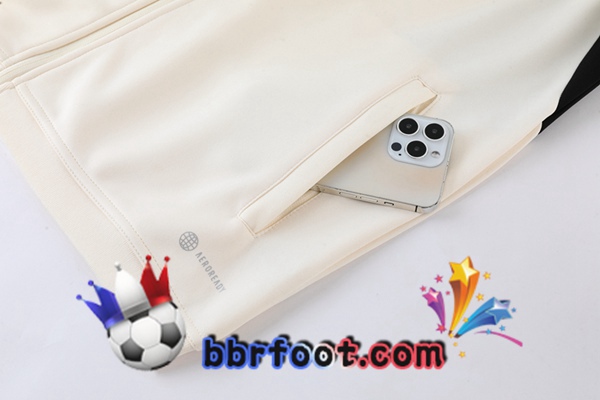 Veste Survetement Foot Allemagne Blanc 2022/2023