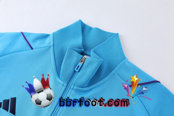 Veste Survetement Foot Argentine Bleu 2022/2023