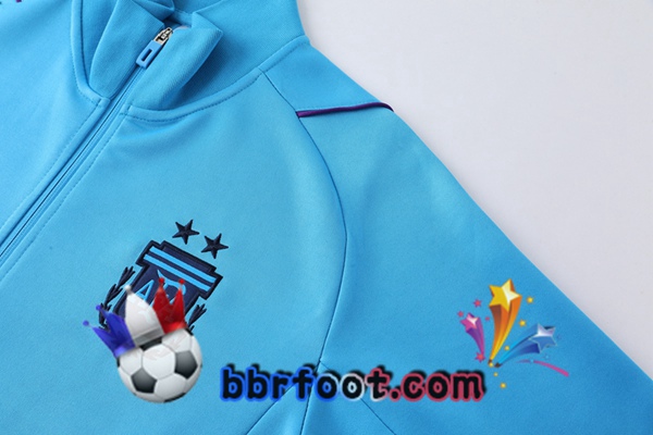 Veste Survetement Foot Argentine Bleu 2022/2023