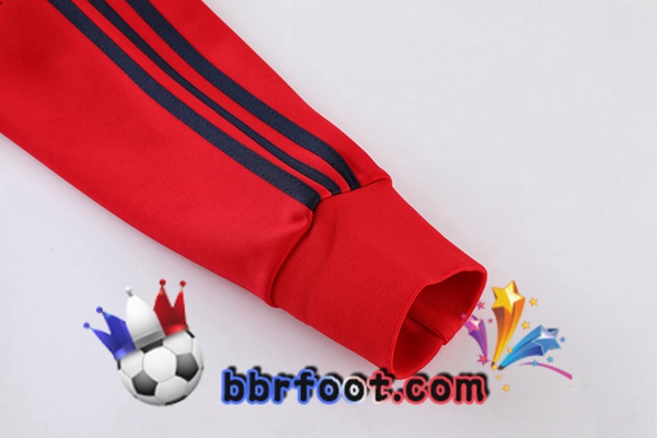 Veste Survetement Foot Espagne Rouge 2022/2023
