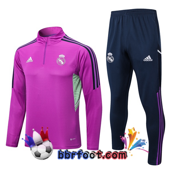 Survetement Foot Real Madrid Pourpre 2022/2023