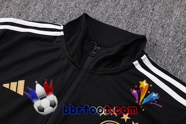 Veste Survetement Foot Allemagne Noir 2022/2023