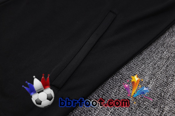 Veste Survetement Foot Allemagne Noir 2022/2023