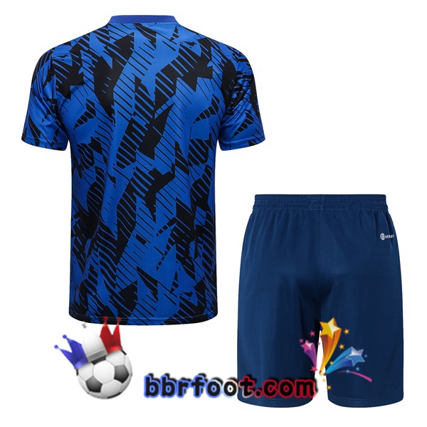 Training T-Shirts Argentine + Shorts Bleu 2022/2023