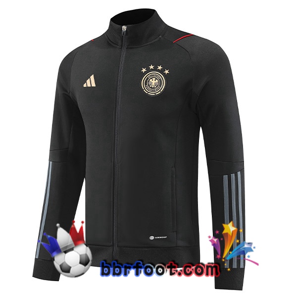 Veste Foot Allemagne Noir 2022/2023