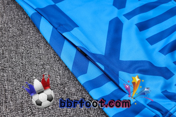 Veste Survetement Foot Italie Bleu 2022/2023