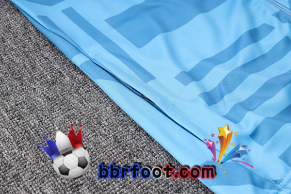 Veste Survetement Foot Manchester City Bleu 2022/2023