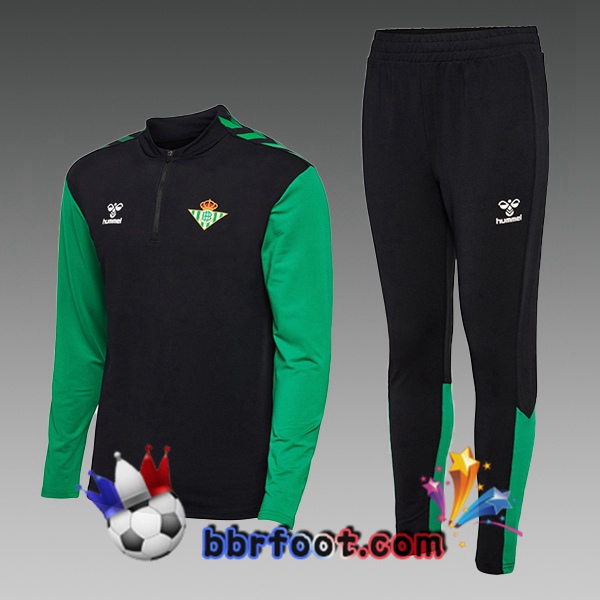 Survetement Foot Real Betis Enfant Noir 2022/2023