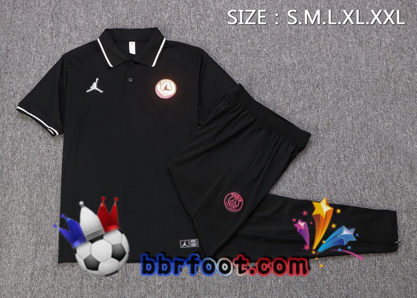 Polo Foot Paris PSG + Pantalon Noir 2022/2023