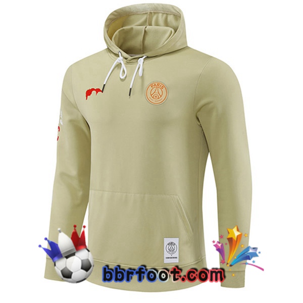 Sweatshirt à Capuche Paris PSG Marron 2022/2023 Sweatshirt à Capuche Paris PSG Marron 2022/2023