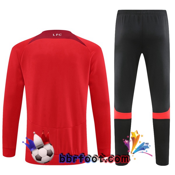 Veste Survetement Foot FC Liverpool Rouge 2022/2023